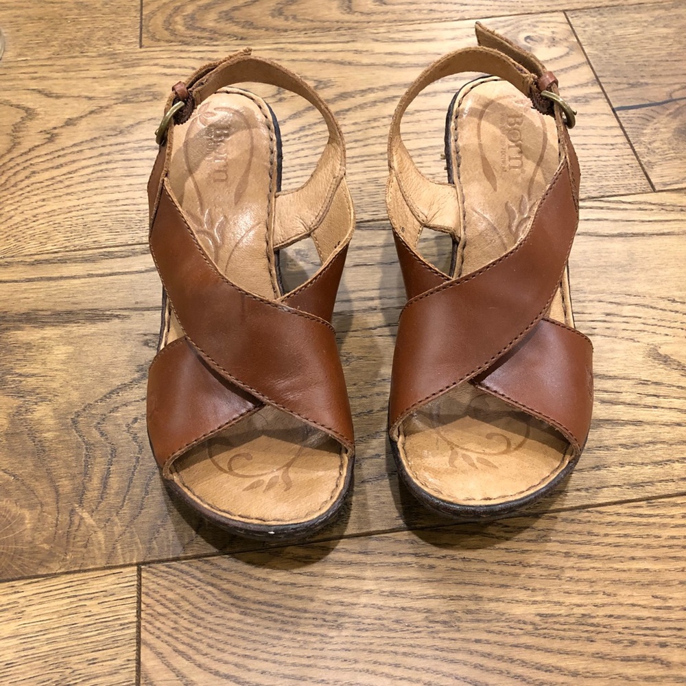 Comfortable heels! Worn once!